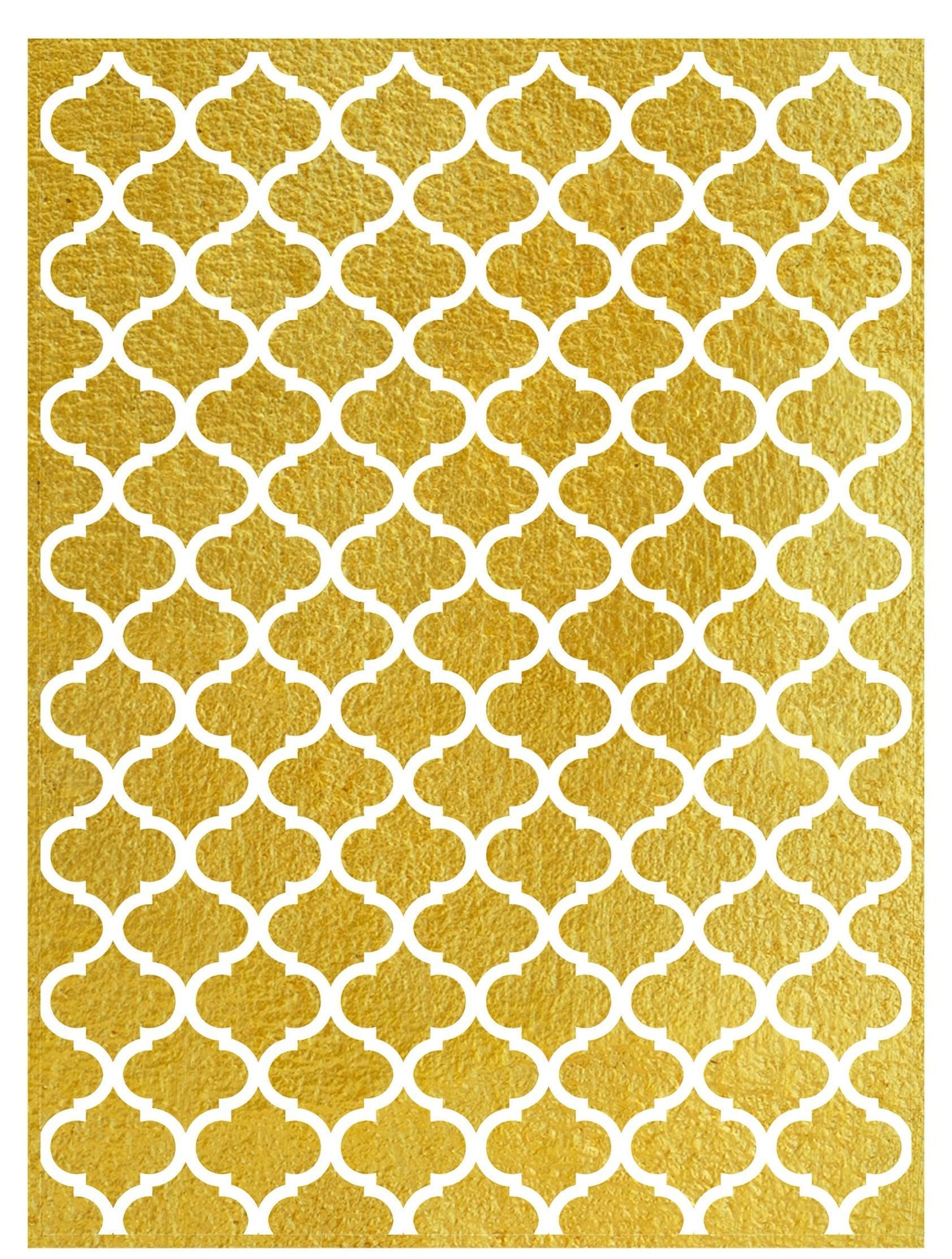 NEW! Gold Metal Leaf Decoupage Paper - A3 Size - Rice Paper with Gold Foil