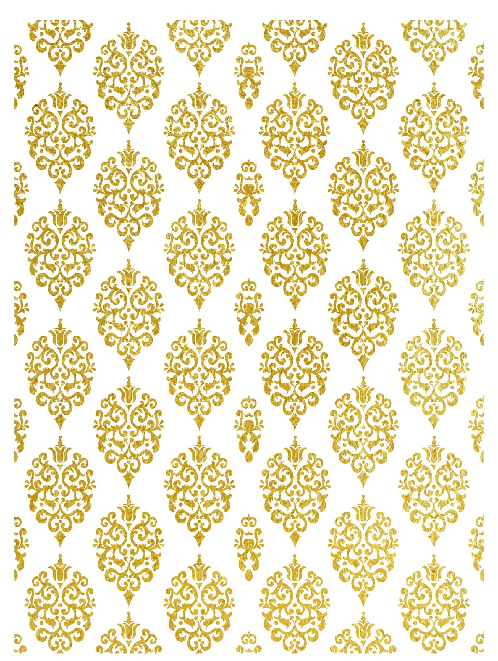 NEW! Gold Metal Leaf Decoupage Paper - A3 Size - Rice Paper with Gold Foil