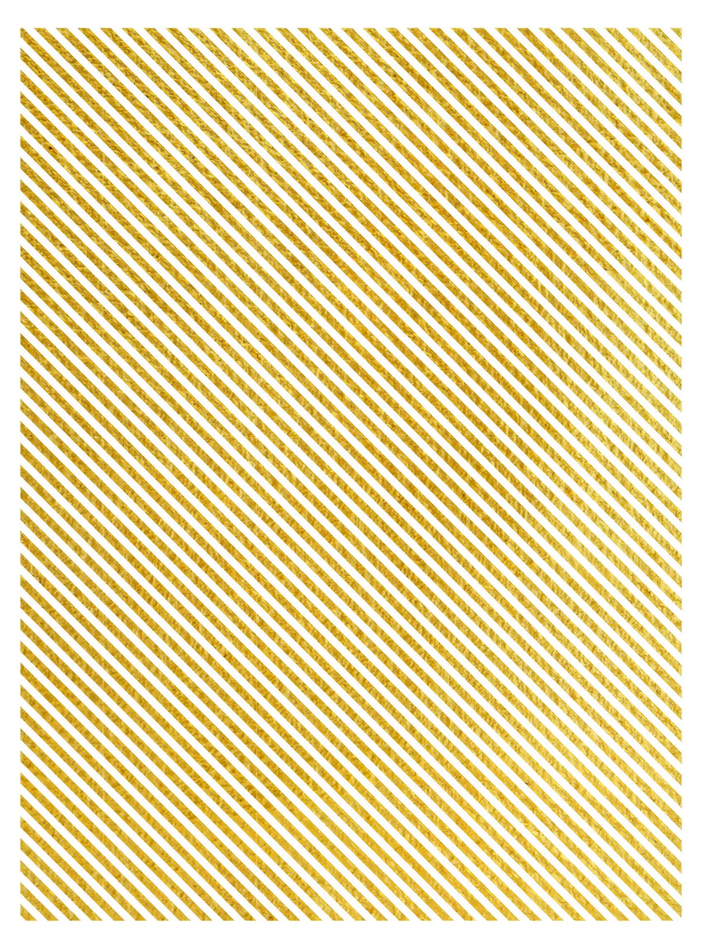 NEW! Gold Metal Leaf Decoupage Paper - A3 Size - Rice Paper with Gold Foil - Wave Pattern
