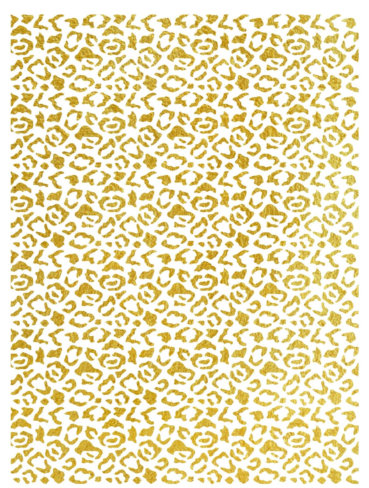 NEW! Gold Metal Leaf Decoupage Paper - A3 Size - Rice Paper with Gold Foil - Checkered Pattern