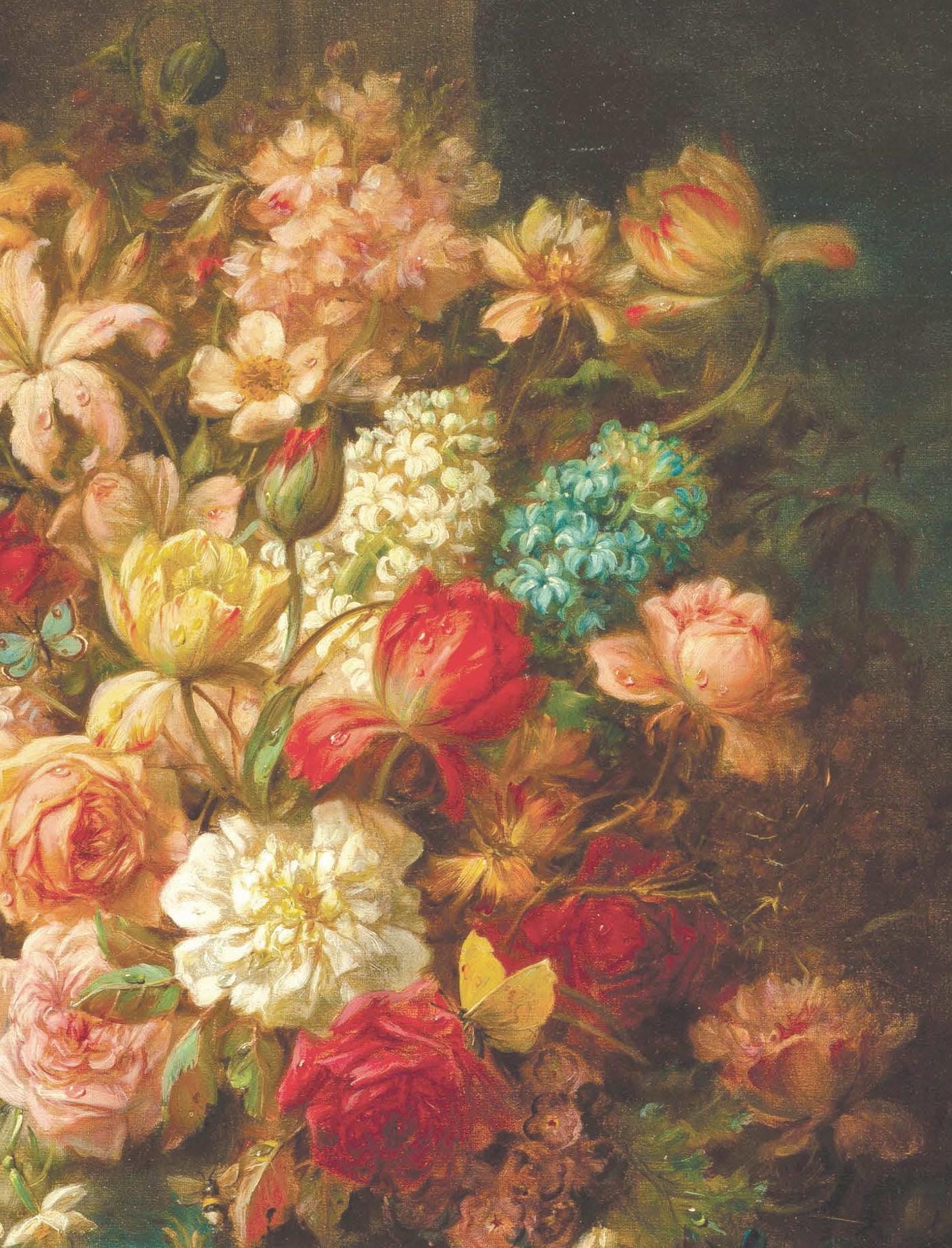 Floral Roses Decoupage Paper – Large Furniture Transfers