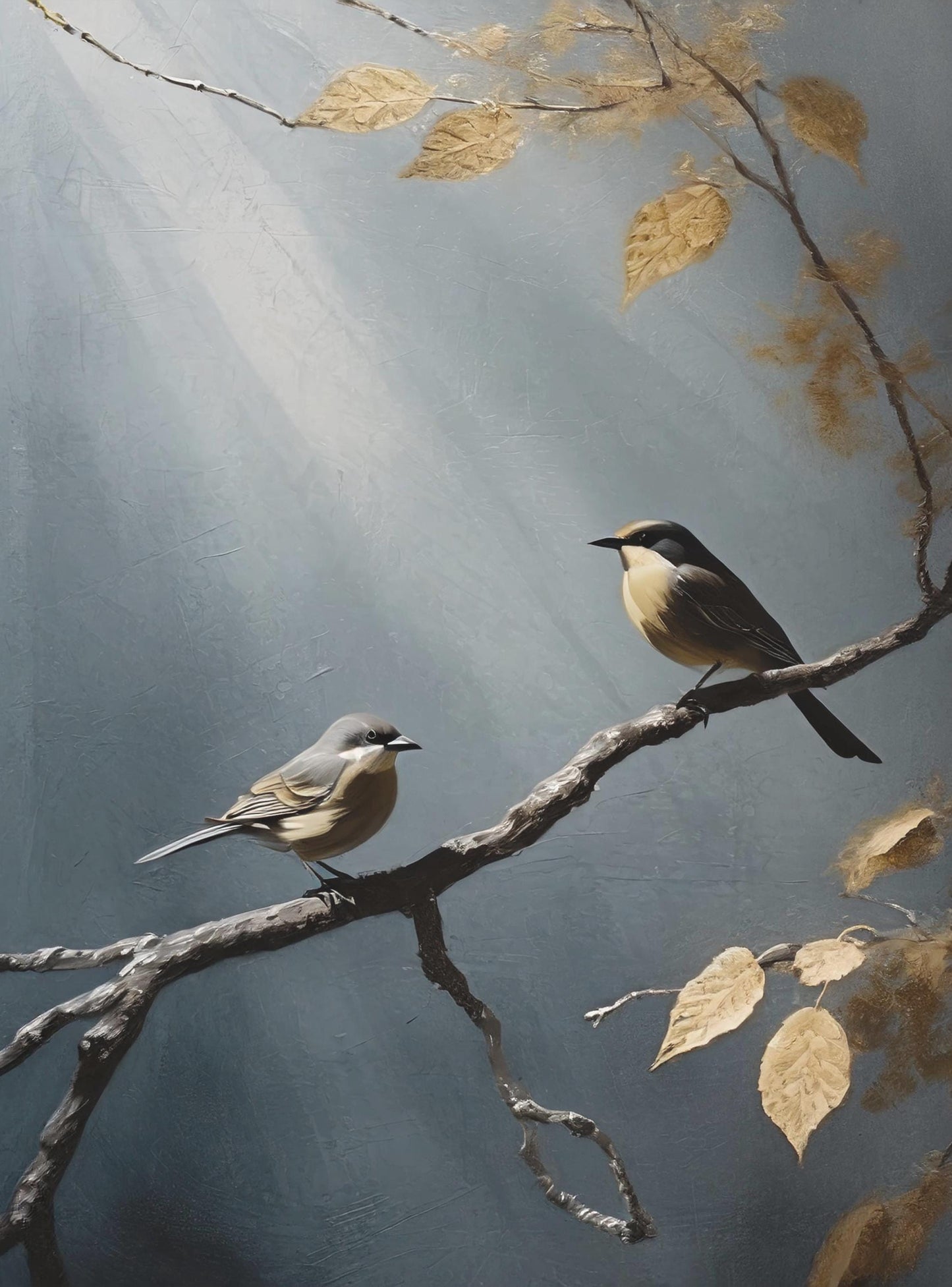 birds decoupage paper