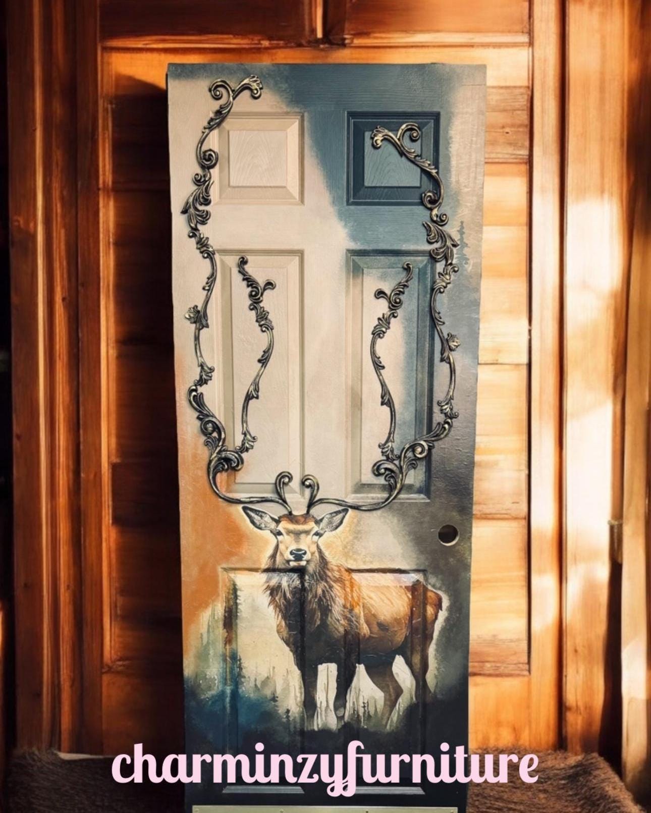 Deer Decoupage Paper - Large Watercolor Elk Rice Paper