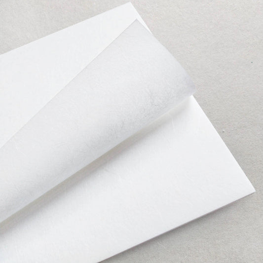 Large Size Plain Rice Paper - 12 Size Options - Blank Decoupage Paper - 5 Sheets
