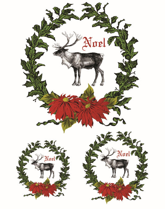 Christmas - Easy Furniture Transfer - Decor Transfer - Furniture Upcycling - Deer - Noel