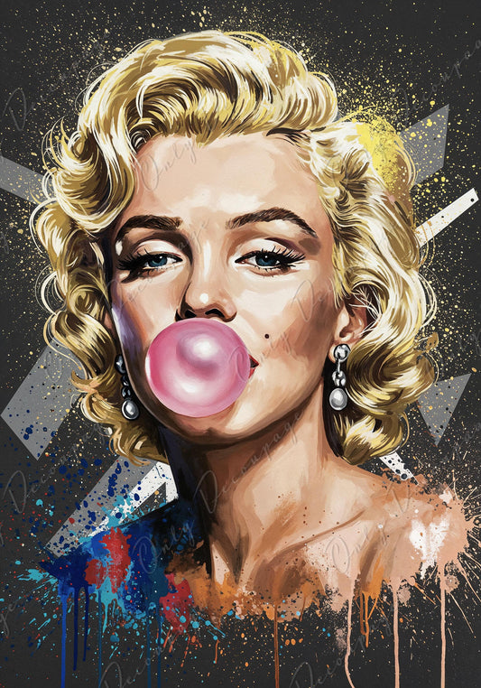 Large Decoupage Paper - 7 Size Options - Marilyn Series - Rice Paper for Furniture - Mix Media